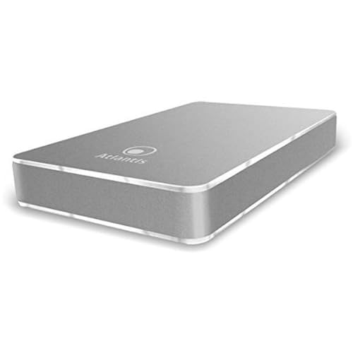 Atlantis Land,Box ESTERNO Atlantis USB 3.0 SATA A06-HDE-213S X Storage 2.5 Design in alluminio satinato Silver Con von Atlantis