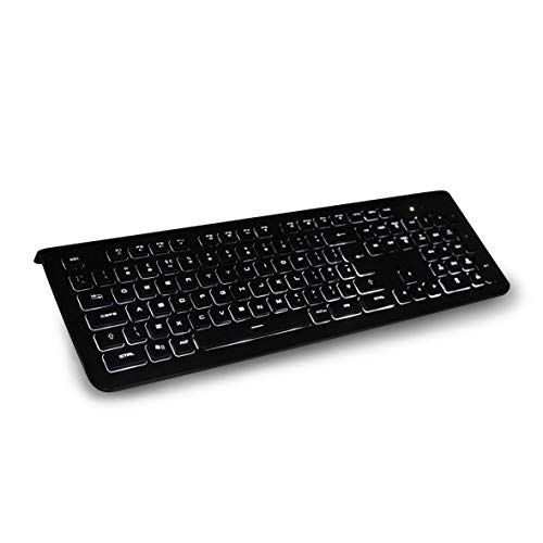 Atlantis Land Office LUX 620 USB-Tastaturen (Standard, kabelgebunden, USB, mechanische Tastatur, LED, schwarz) von Atlantis