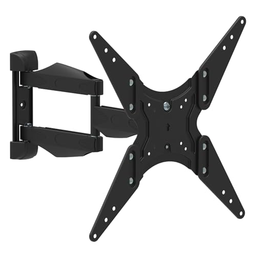 Atlantis P022-E11SBN TV-Wandhalterung schwenkbar, Wandhalterung für Fernseher von 13 bis 65 Zoll, max. 35 kg, max. VESA 400 x 400, Neigung vertikal +/-12 °, drehbar 180 °, ausziehbar bis 47 cm. Atlantis P022-E11SBN TV-Wandhalterung schwenkbar, Wandhalterung für Fernseher von 13 bis 65 Zoll, max. 35 kg, max. VESA 400 x 400, Neigung vertikal +/-12 °, drehbar 180 °, ausziehbar bis 47 cm. von Atlantis