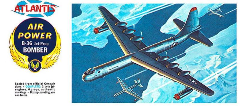 B-36 Prop Jet Peacemaker mit Drehständer von Atlantis