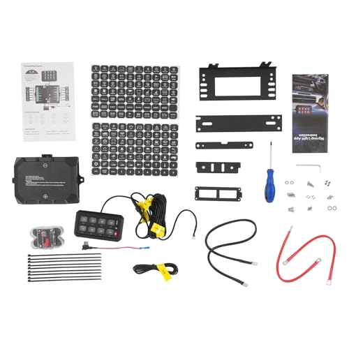 8 Gang Schalttafel mit App-Steuerung Schalttafel mit Automatischer Dimmbarer Kippschalter Panel Universal Circuit Control Relais System Touch Switch Box RGB 8 Farben für Auto LKW Wohnmobile Boot SUV 8 Gang Schalttafel mit App-Steuerung Schalttafel mit Automatischer Dimmbarer Kippschalter Panel Universal Circuit Control Relais System Touch Switch Box RGB 8 Farben für Auto LKW Wohnmobile Boot SUV von Atnhyruhd