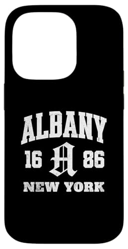 Albany New York 1686 Blackout Urban Street Pride Hülle für iPhone 14 Pro von Atomic Gorilla