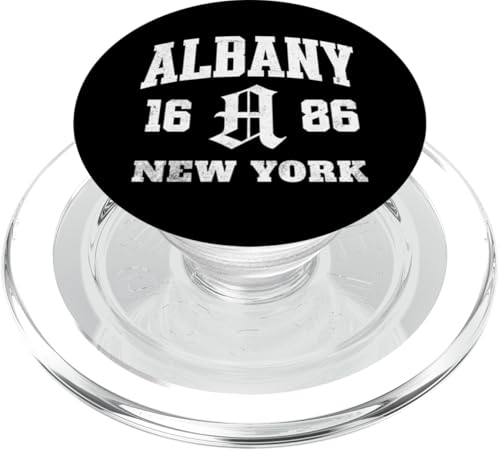 Albany New York 1686 Blackout Urban Street Pride PopSockets PopGrip für MagSafe von Atomic Gorilla