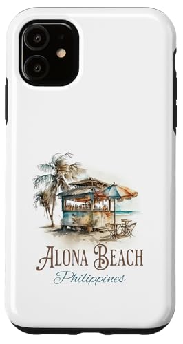 Alona Beach Tiki Bar Aquarell Design - Philippinen Hülle für iPhone 11 Alona Beach Tiki Bar Aquarell Design - Philippinen Hülle für iPhone 11 von Atomic Gorilla