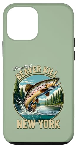 Biber Kill Fishing - Classic New York Forellengewässer Hülle für iPhone 12 mini von Atomic Gorilla