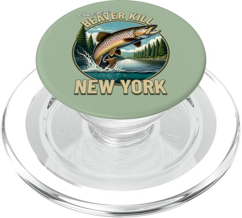 Biber Kill Fishing - Classic New York Forellengewässer PopSockets PopGrip für MagSafe Biber Kill Fishing - Classic New York Forellengewässer PopSockets PopGrip für MagSafe von Atomic Gorilla