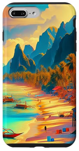 El Nido Palawan Beach Scene – lebendige Philippinen Kunst Hülle für iPhone 7 Plus/8 Plus El Nido Palawan Beach Scene – lebendige Philippinen Kunst Hülle für iPhone 7 Plus/8 Plus von Atomic Gorilla