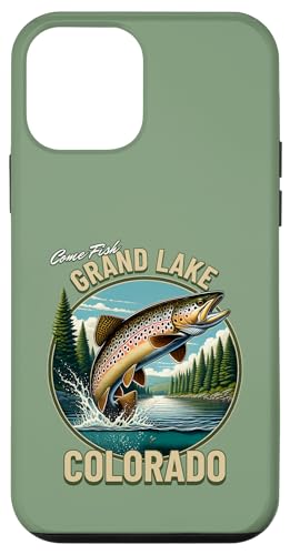 Grand Lake Colorado – Abenteuer zum Forellenangeln Hülle für iPhone 12 mini von Atomic Gorilla