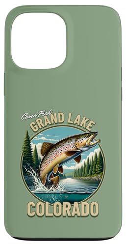 Grand Lake Colorado – Abenteuer zum Forellenangeln Hülle für iPhone 13 Pro Max von Atomic Gorilla