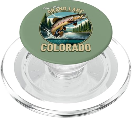 Grand Lake Colorado – Abenteuer zum Forellenangeln PopSockets PopGrip für MagSafe von Atomic Gorilla