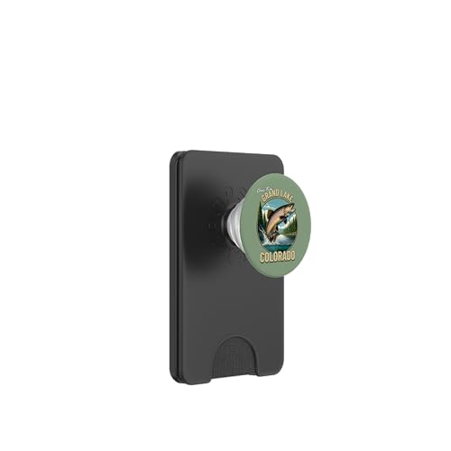 Grand Lake Colorado – Abenteuer zum Forellenangeln PopSockets PopWallet für MagSafe von Atomic Gorilla