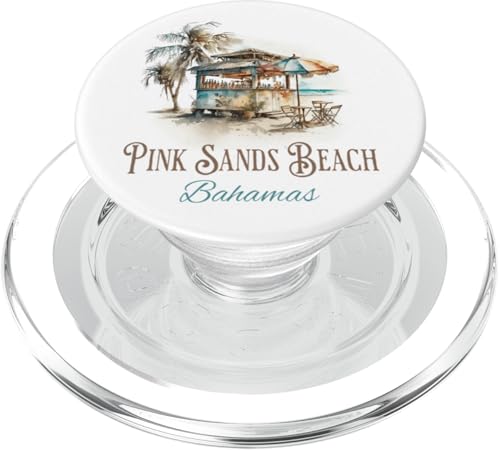Ink Sands Beach Tiki Bar Aquarell Design - Bahamas PopSockets PopGrip für MagSafe Ink Sands Beach Tiki Bar Aquarell Design - Bahamas PopSockets PopGrip für MagSafe von Atomic Gorilla