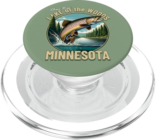 Lake of the Woods Fishing - Minnesota Trout PopSockets PopGrip für MagSafe Lake of the Woods Fishing - Minnesota Trout PopSockets PopGrip für MagSafe von Atomic Gorilla