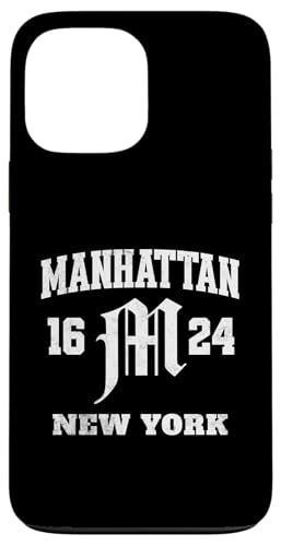 Manhattan New York 1624 Gotisches Stadterbe Hülle für iPhone 13 Pro Max von Atomic Gorilla