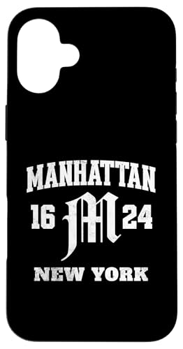 Manhattan New York 1624 Gotisches Stadterbe Hülle für iPhone 16 Plus von Atomic Gorilla