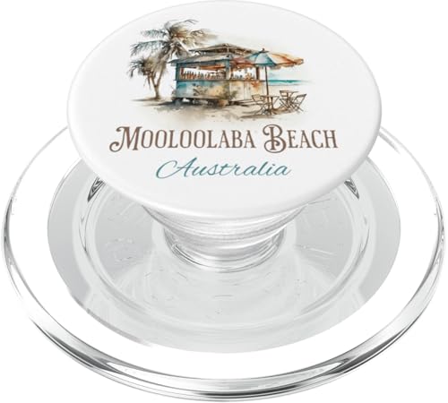Mooloolaba Beach Tiki Bar Aquarell Design - Australien PopSockets PopGrip für MagSafe Mooloolaba Beach Tiki Bar Aquarell Design - Australien PopSockets PopGrip für MagSafe von Atomic Gorilla