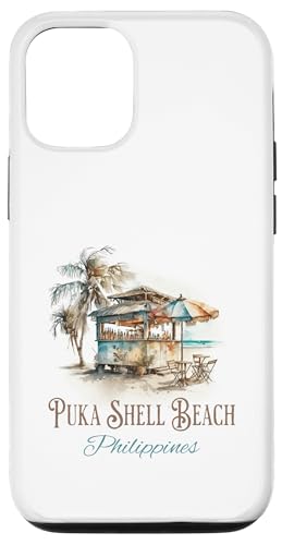 Puka Shell Beach Tiki Bar Aquarell Design - Philippinen Hülle für iPhone 12/12 Pro Puka Shell Beach Tiki Bar Aquarell Design - Philippinen Hülle für iPhone 12/12 Pro von Atomic Gorilla