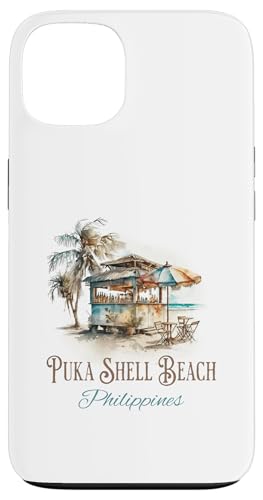 Puka Shell Beach Tiki Bar Aquarell Design - Philippinen Hülle für iPhone 13 Puka Shell Beach Tiki Bar Aquarell Design - Philippinen Hülle für iPhone 13 von Atomic Gorilla