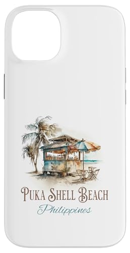 Puka Shell Beach Tiki Bar Aquarell Design - Philippinen Hülle für iPhone 14 Plus Puka Shell Beach Tiki Bar Aquarell Design - Philippinen Hülle für iPhone 14 Plus von Atomic Gorilla