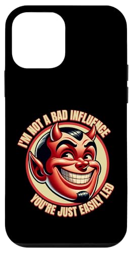 Retro Devil Grin - Bad Influence Funny Hülle für iPhone 12 mini Retro Devil Grin - Bad Influence Funny Hülle für iPhone 12 mini von Atomic Gorilla