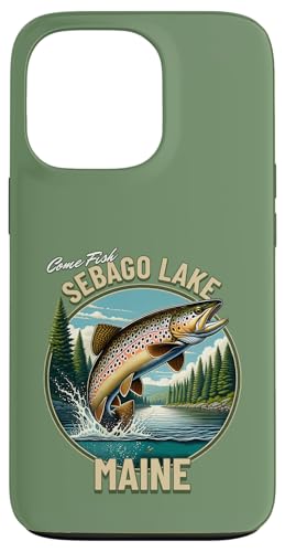 Sebago Forellenangeln - Maine Wilderness Hülle für iPhone 13 Pro von Atomic Gorilla