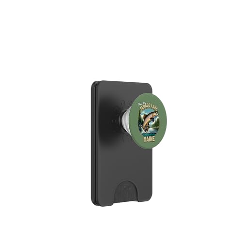 Sebago Forellenangeln - Maine Wilderness PopSockets PopWallet für MagSafe von Atomic Gorilla