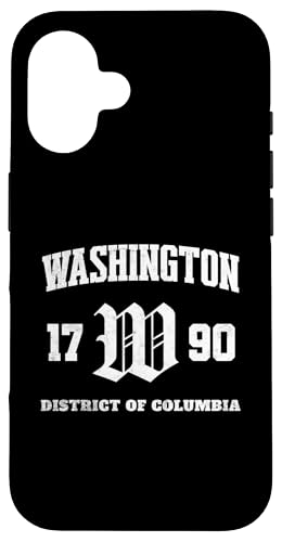 Washington DC 1790 Heritage Street im Gotischen Viertel Hülle für iPhone 16 von Atomic Gorilla
