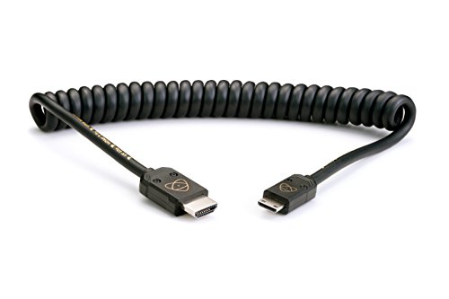 Atomos ATOM4K60C4 HDMI Kabel Mini 40 cm, Cast Connector (80 cm Extended) schwarz von Atomos
