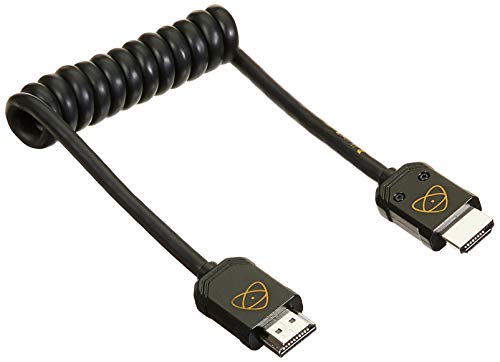 Atomos ATOM4K60C5 HDMI Kabel Full 30 cm, Cast Connector (60 cm Extended) schwarz von Atomos