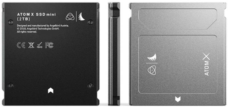 Atomos Angelbird AtomX SSDMini 2TB SSD Festplatte externer Speicher von Atomos