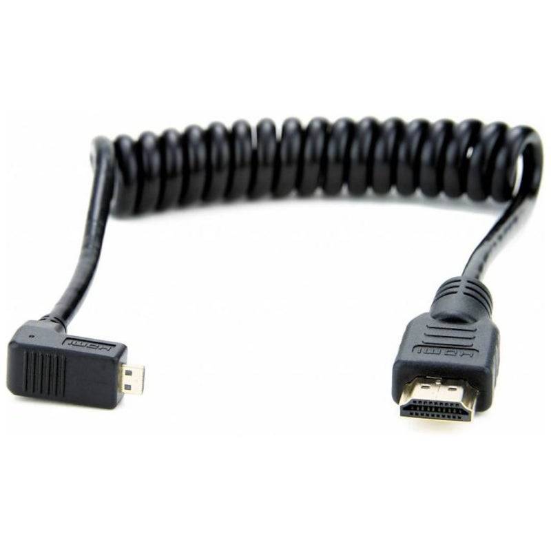 Atomos Coiled Micro-HDMI to HDMI Cable, 30-45cm von Atomos