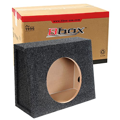 Bbox Single Sealed 12 Inch Subwoofer Enclosure - Car Subwoofer Boxes & Enclosures - Made in USA Premium Subwoofer Box Improves Audio Quality, Sound & Bass - Nickel Finish Subwoofer Terminals - Black Bbox Single Sealed 12 Inch Subwoofer Enclosure - Car Subwoofer Boxes & Enclosures - Made in USA Premium Subwoofer Box Improves Audio Quality, Sound & Bass - Nickel Finish Subwoofer Terminals - Black von Atrend
