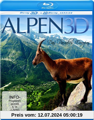 Alpen - Das Paradies Europas (inkl. 2D-Version) [3D Blu-ray] von Attila Tenki