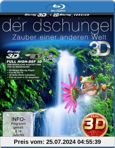 Der Dschungel 3D - Zauber einer anderen Welt (inkl. 2D Version) [3D Blu-ray] von Attila Tenki