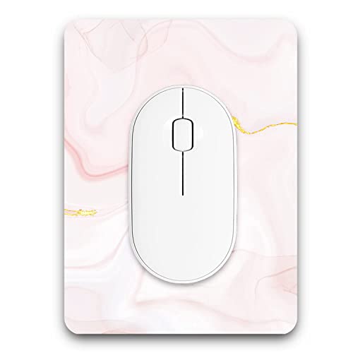 Atufsuat Kleines Mauspad, Mini-Mauspad 20 x 15 cm, Dickes wasserdichtes Gummi-Mauspad, süßes Mauspad für Frauen Männer kabellose Maus, Mini-LaptopsTastaturablage Zuhause Büro Reisen von Atufsuat