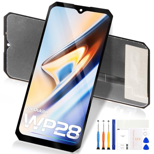Bildschirm für Oukitel WP28 LCD Display, Touchscreen Digitizer für Oukitel WP28 LCD Glass Ersatz für Oukitel WP28 Bildschirm Assembly von Atwist