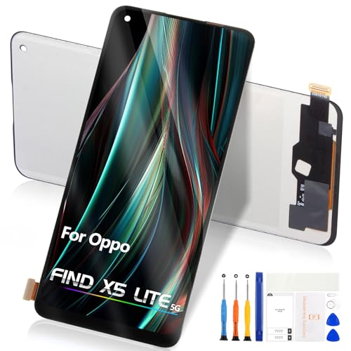 LCD-Bildschirm für Oppo Find X5 Lite 5G / Reno7 4G und 5G - Ersatzbildschirm für Oppo Find X5 Lite 5G Touch Digitizer für Find X5 Lite 5G CPH2371 LCD Display Glas Montage Kit LCD-Bildschirm für Oppo Find X5 Lite 5G / Reno7 4G und 5G - Ersatzbildschirm für Oppo Find X5 Lite 5G Touch Digitizer für Find X5 Lite 5G CPH2371 LCD Display Glas Montage Kit von Atwist
