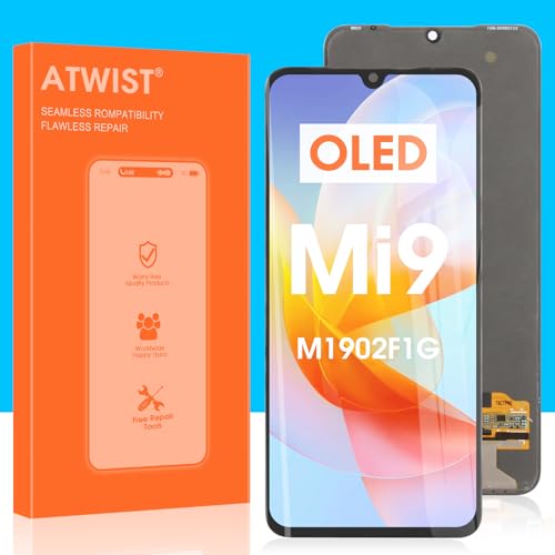 OLED für Xiaomi Mi 9 Display - Bildschirm für Xiaomi Mi 9 LCD Touch Screen Digitalisierer für Xiaomi Mi9 M1902F1G LCD Display Glas Pannello Montage Reparatur Set OLED für Xiaomi Mi 9 Display - Bildschirm für Xiaomi Mi 9 LCD Touch Screen Digitalisierer für Xiaomi Mi9 M1902F1G LCD Display Glas Pannello Montage Reparatur Set von Atwist