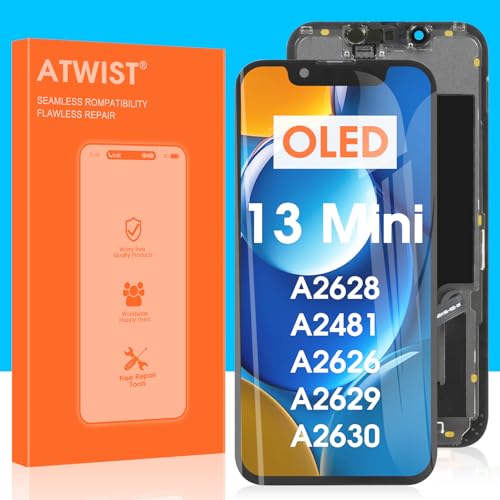 OLED für iPhone 13 Mini Display - Bildschirm für iPhone 13 Mini LCD Touchscreen 5.4’’ A2628 A2481 A2626 A2629 A2630 LCD Digitalisierer Glas Pannello Montage mit Schwarz OLED für iPhone 13 Mini Display - Bildschirm für iPhone 13 Mini LCD Touchscreen 5.4’’ A2628 A2481 A2626 A2629 A2630 LCD Digitalisierer Glas Pannello Montage mit Schwarz von Atwist