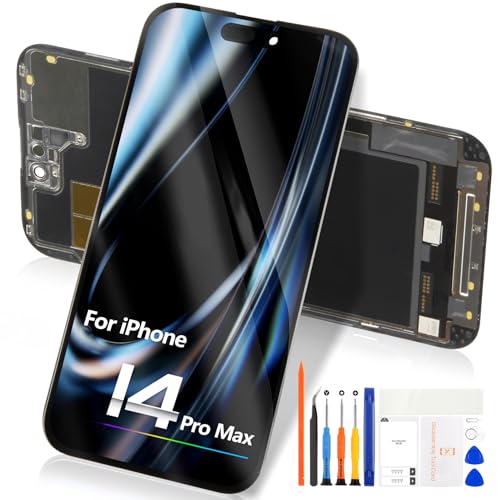 TFT für iPhone 14 Pro Max Display - für iPhone 14 Pro Max LCD Bildschirm Ersatz Touchscreen für iPhone 14Pro Max 6.7’’ LCD Display Digitalisierer Glas Montage Kits A2894 A2651 A2893 A2895 TFT für iPhone 14 Pro Max Display - für iPhone 14 Pro Max LCD Bildschirm Ersatz Touchscreen für iPhone 14Pro Max 6.7’’ LCD Display Digitalisierer Glas Montage Kits A2894 A2651 A2893 A2895 von Atwist
