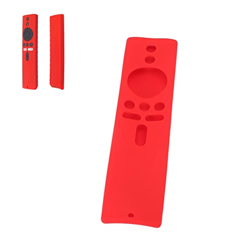 Atyhao Fernbedienungs-Schutzhülle, rutschfeste Fernbedienungs-Schutzhülle aus Silikon, Passend für Mi Box S, Mi TV Stick und Mi Box S 4K(Rot) von Atyhao