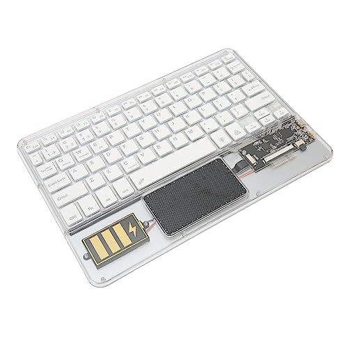 Atyhao Tastatur, Acryl-Tablet-Tastatur, Breite Anwendbarkeit, Geringes Gewicht für (Weiss) von Atyhao