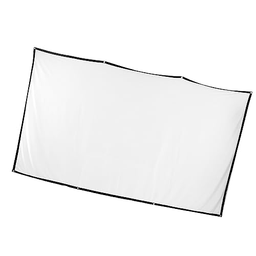 Atyhao Tragbare Kinoleinwand, Leichte Faltbare 16:9-Projektorleinwand aus Flexiblem Polyester für Heimkino (150 Zoll) von Atyhao