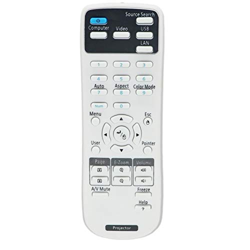 AuKing Beamer Fernbedienung 1613717 für Epson EB-520 EB-525W EB-530 EB-530S EB-535W EB-536Wi EB-570 EB-575W EB-575Wi EB-580 EB-585W EB-585Wi EB-595Wi BrightLink 536Wi 575Wi 585Wi 595Wi H670A Projektor AuKing Beamer Fernbedienung 1613717 für Epson EB-520 EB-525W EB-530 EB-530S EB-535W EB-536Wi EB-570 EB-575W EB-575Wi EB-580 EB-585W EB-585Wi EB-595Wi BrightLink 536Wi 575Wi 585Wi 595Wi H670A Projektor von AuKing
