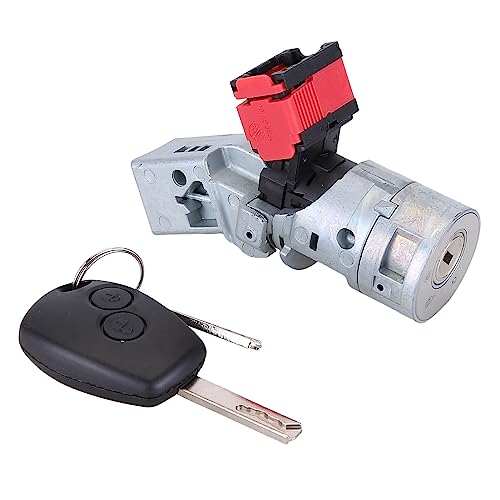 Aublinto Zündschloss Schalter,Zündschloss Schlüssel Anlasserschalter Zündschloss mit 2 Schlüsseln Starten Zündschlüsselschalter Kompatibel für 05–23 A4155450008 von Aublinto