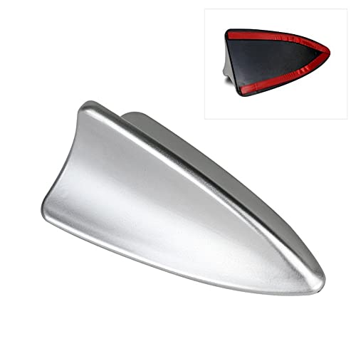 Autoradio-Antennenabdeckung,Auto Haifischflosse Antenne Abdeckung Auto Antennen Staubschutz Autoantenne Haifischflosse Dekoration Kohlefaser Auto Haifischflosse Spoiler Staubschutz von Aublinto