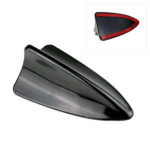 Autoradio-Antennenabdeckung,Auto Haifischflosse Antenne Abdeckung Auto Antennen Staubschutz Autoantenne Haifischflosse Dekoration Kohlefaser Auto Haifischflosse Spoiler Staubschutz von Aublinto