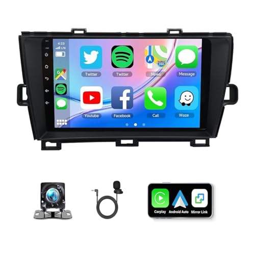 Autoradio für Toyota Alphard Vellfire 2008–2014 mit Android 14/eingebautem Carplay/Android Auto/2G + 32G/AHD-Kameramikrofon/WLAN/GPS-Navigation, 22,9 cm Touchscreen Autoradio für Toyota Alphard Vellfire 2008–2014 mit Android 14/eingebautem Carplay/Android Auto/2G + 32G/AHD-Kameramikrofon/WLAN/GPS-Navigation, 22,9 cm Touchscreen von Aublinto