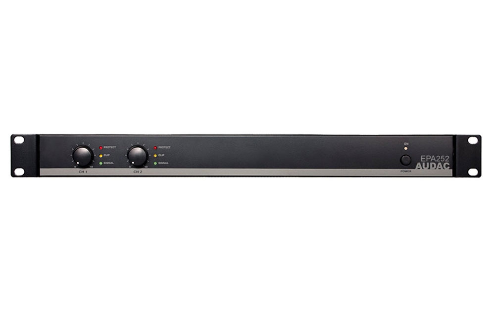 Audac EPA 252 2-Kanal-Endstufe, Class-D, 2 x 250 W Audac EPA 252 2-Kanal-Endstufe, Class-D, 2 x 250 W von Audac