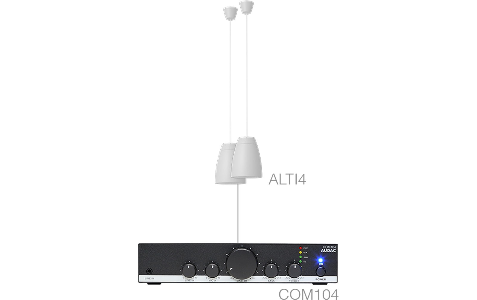 Audac LENTO 4.2 W Pendellautsprecher-Set von Audac